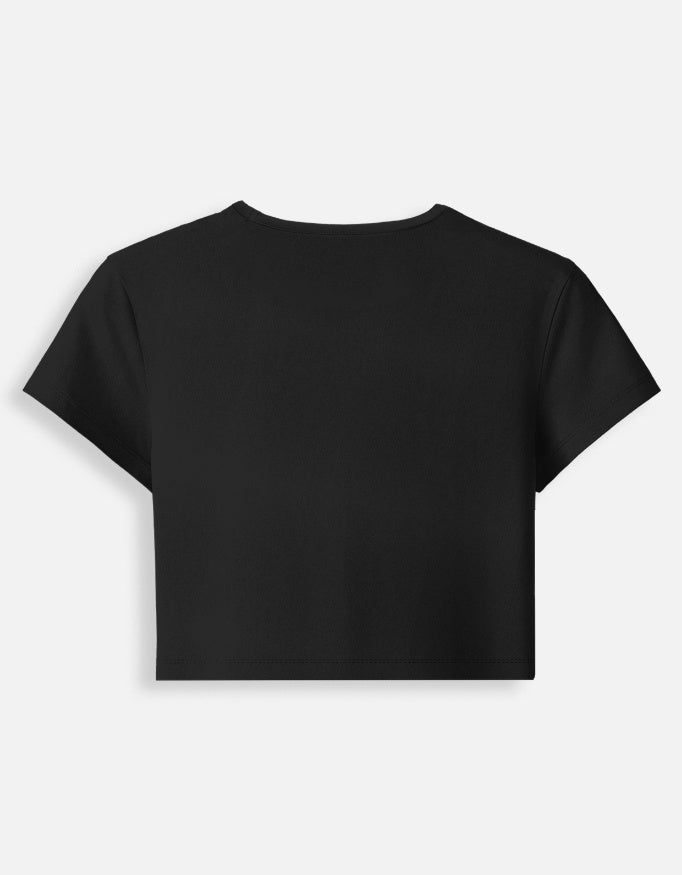 AAH ! Crop Baby Tee-Snapper Choice