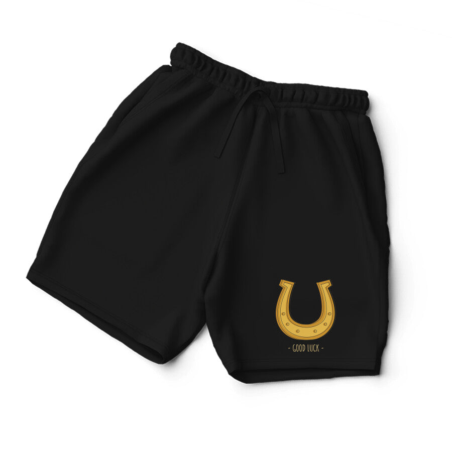 Good Luck Unisex Shorts-Black-Snapper Choice