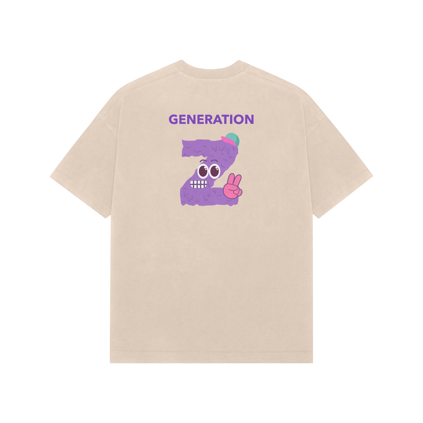 I am Super GenZ Premium Oversized tshirt-Snapper Choice