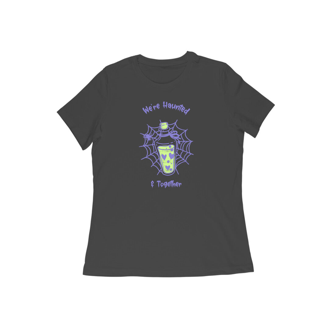 Haunted Women's Tshirt-Black-Snapper Choice