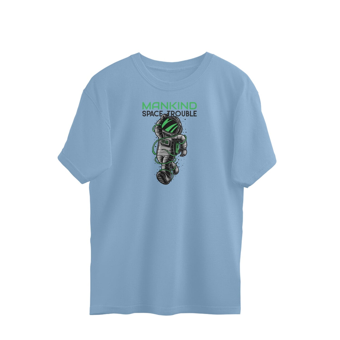 Mankind Unisex Oversized Tshirt-Baby Blue-Snapper Choice