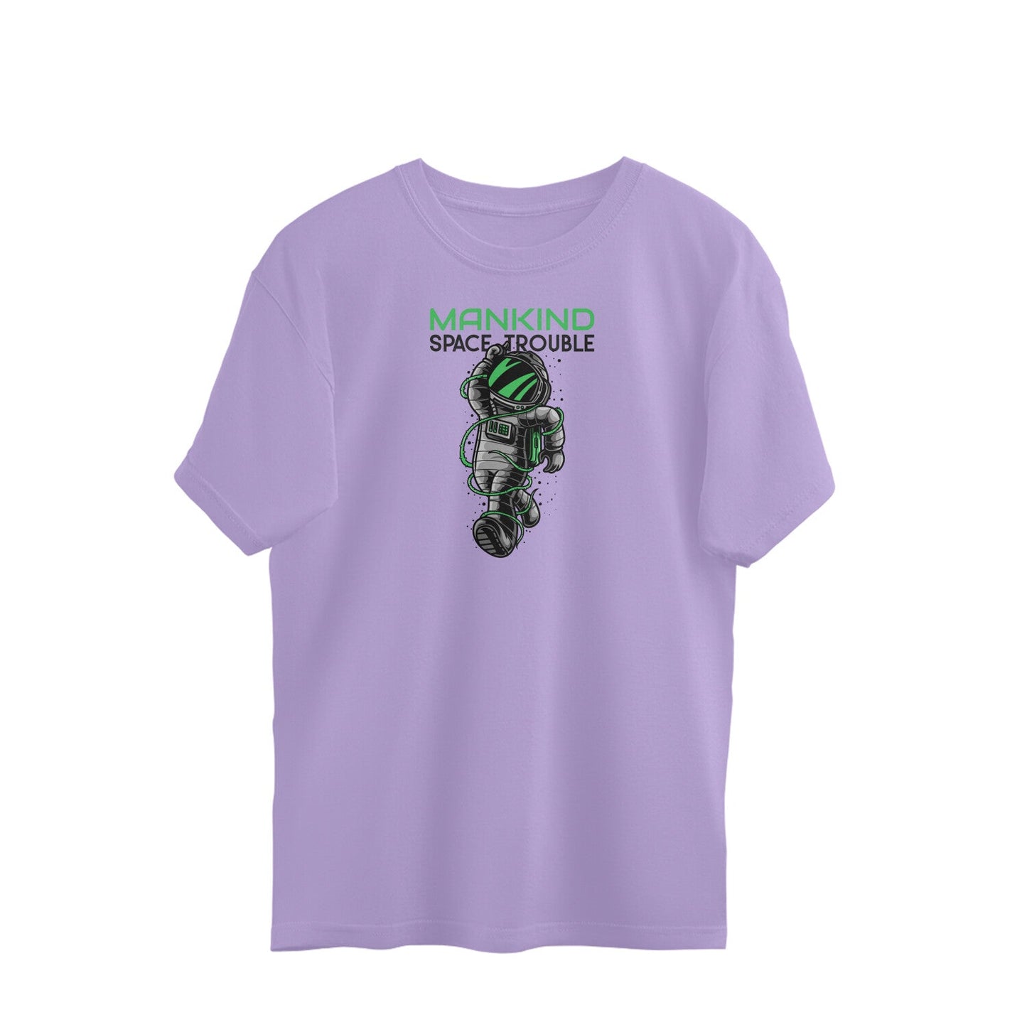 Mankind Unisex Oversized Tshirt-Iris Lavender-Snapper Choice