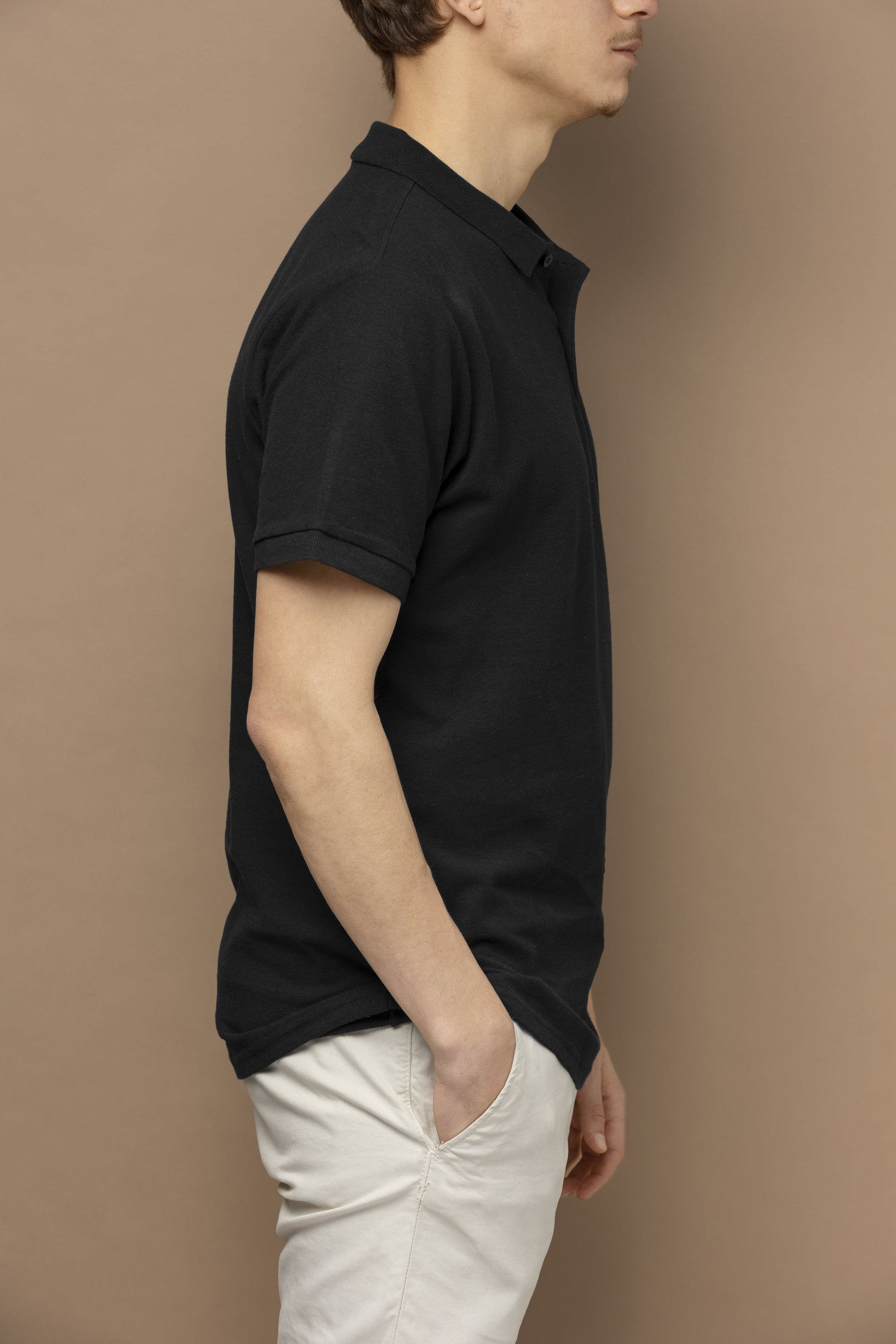 Polo T-Shirt - Black-Snapper Choice