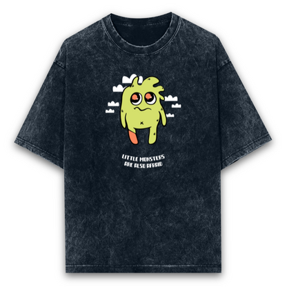 Monsters Oversized t-shirt-Navy Blue-Snapper Choice