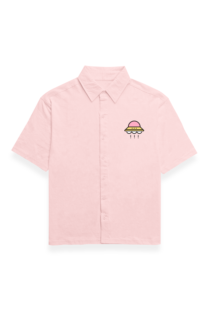 Ufo Oversized shirt-Light Baby Pink-Snapper Choice