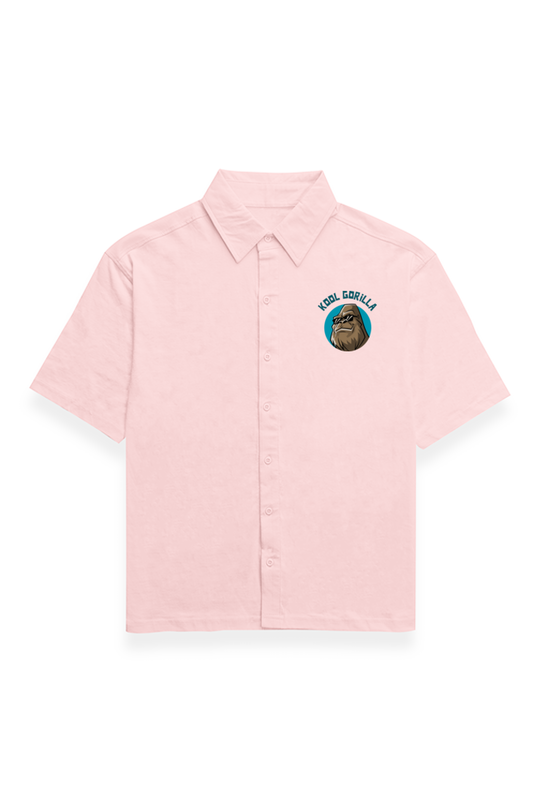 Kool Gorilla Oversized shirt-Light Baby Pink-Snapper Choice