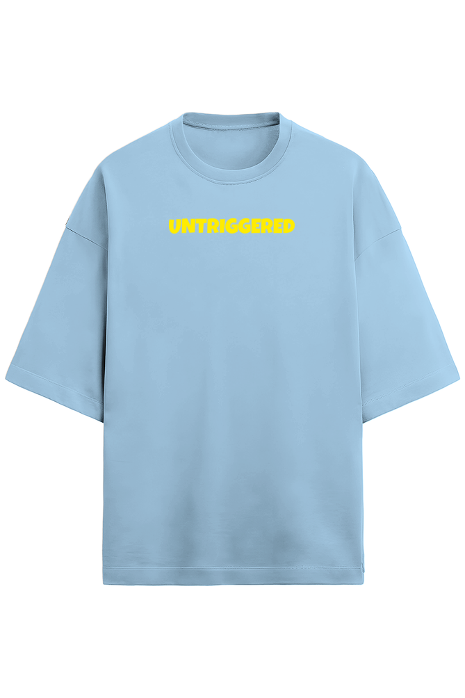 Untriggered Terry Oversized t-shirt Baby Blue - Snapper Choice