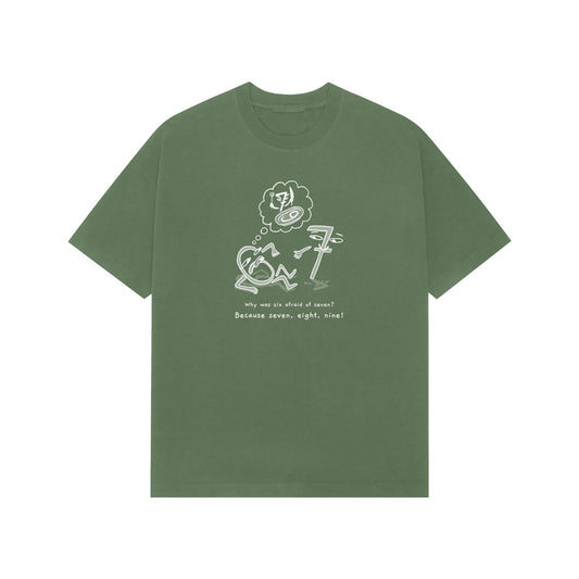 6-7 Premium Oversized tshirt-Forest Green-Snapper Choice