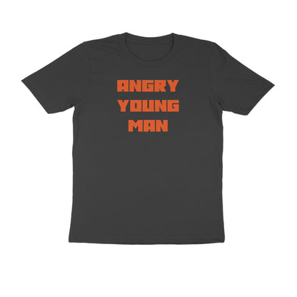 Angry young man t-shirt-Black-Snapper Choice