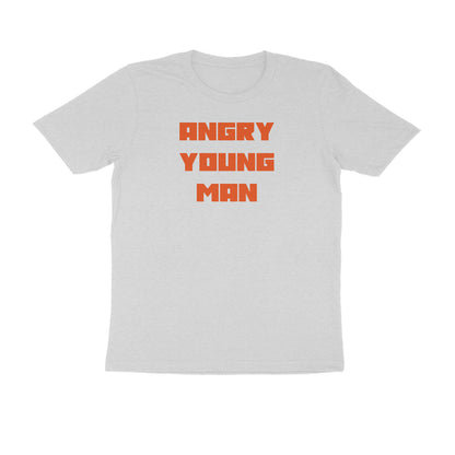 Angry young man t-shirt-Melange Grey-Snapper Choice