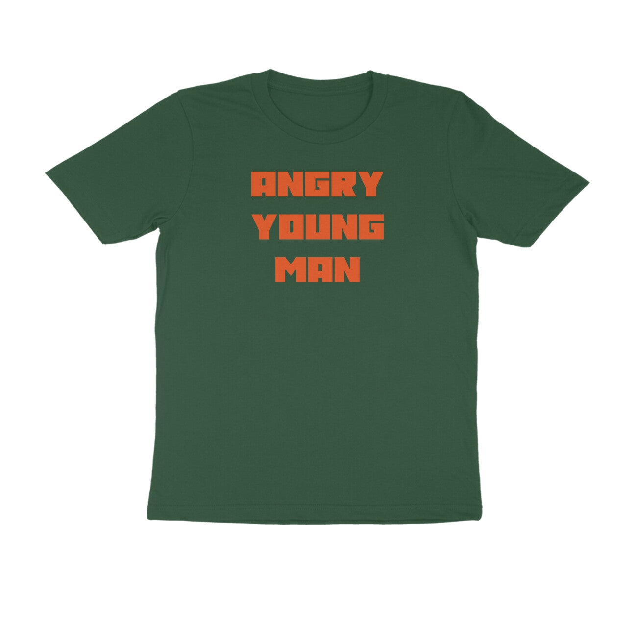 Angry young man t-shirt-Olive Green-Snapper Choice