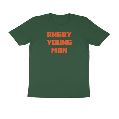 Angry young man t-shirt-Olive Green-Snapper Choice