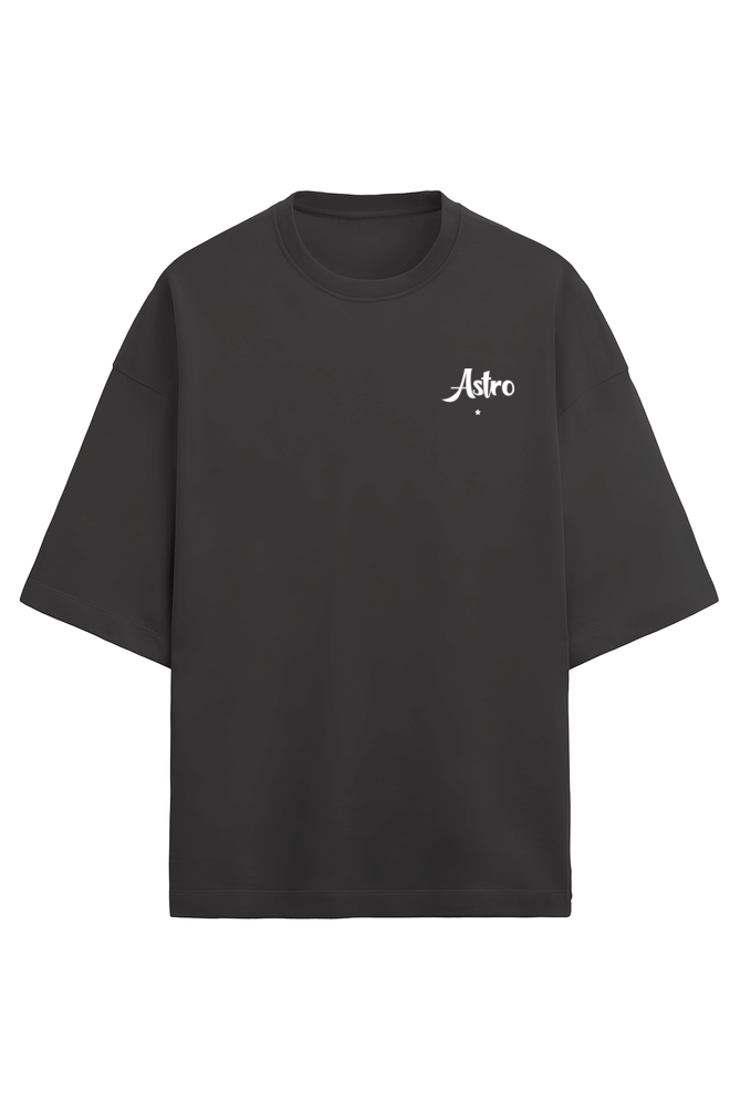 Astro terry oversized tshirt-Black-Snapper Choice