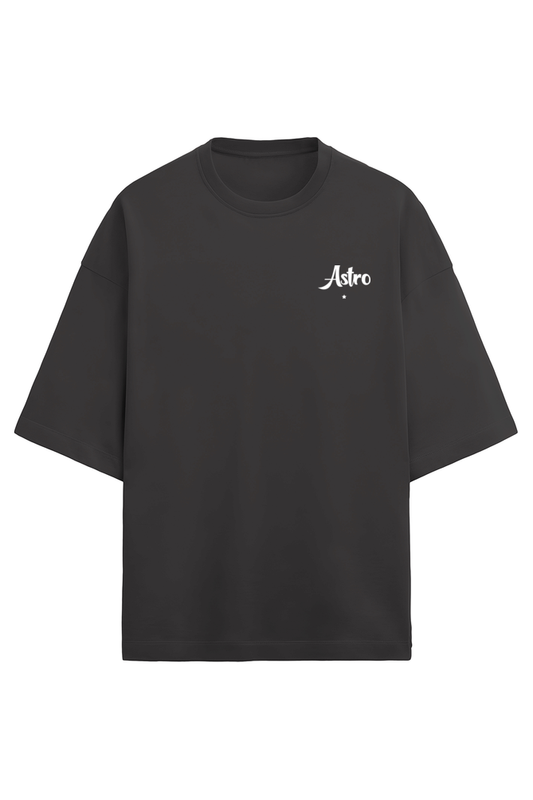 Astro terry oversized tshirt-Black-Snapper Choice