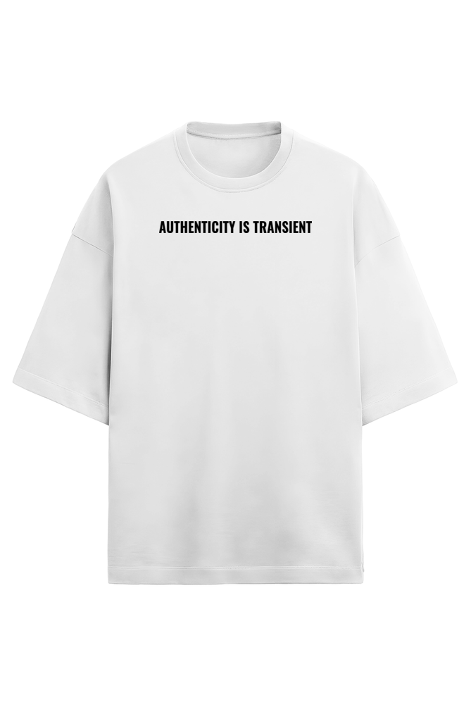 Authenticity is transient Terry oversized tshirt-S-Snapper Choice