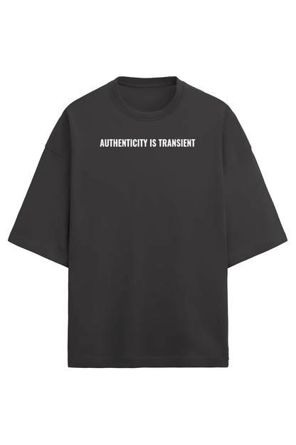 Authenticity is transient Terry oversized tshirt-S-Snapper Choice