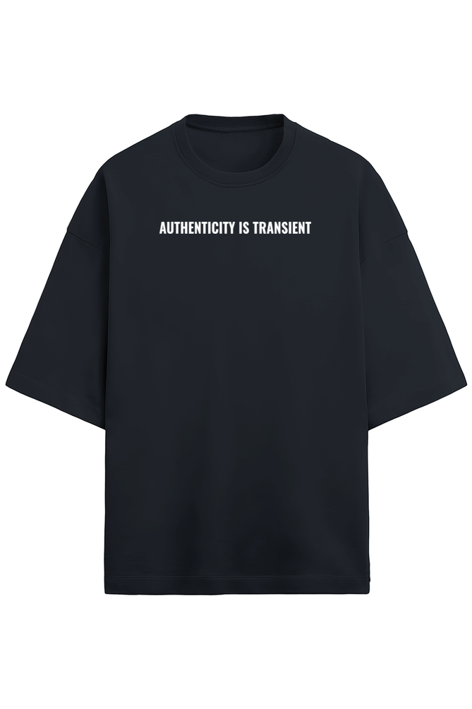 Authenticity is transient Terry oversized tshirt-S-Snapper Choice