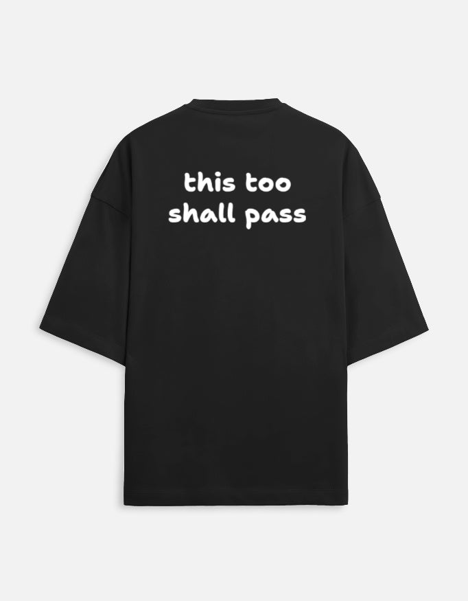 This too shall pass Unisex Terry Oversized Tee-Snapper Choice