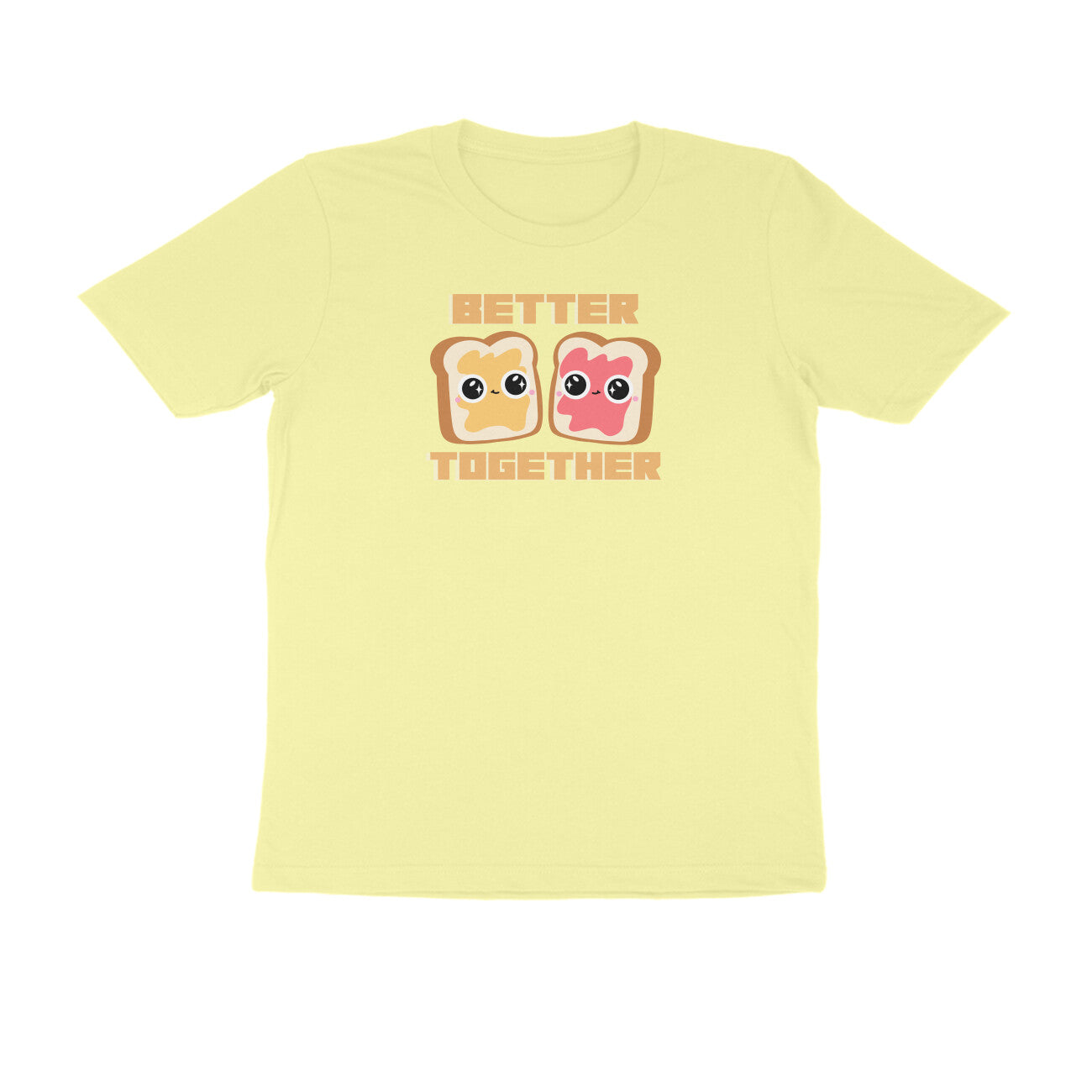 Better Together Men's Tshirt-Butter Yellow-Snapper Choice