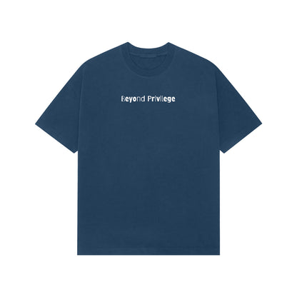 Beyond Privilege Premium Oversized tshirt-Navy Blue-Snapper Choice