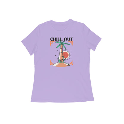 Chill out women's t-shirt-Iris Lavender-Snapper Choice
