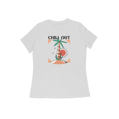 Chill out women's t-shirt-Melange Grey-Snapper Choice