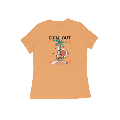 Chill out women's t-shirt-Mustard Yellow-Snapper Choice