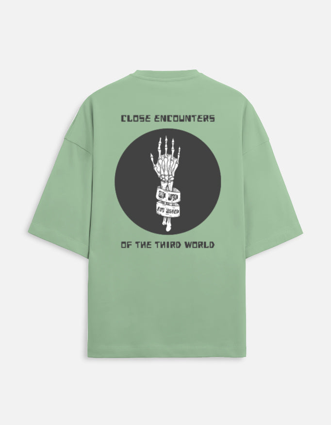 Close Encounters Unisex Terry Oversized Tee-Jade-Snapper Choice