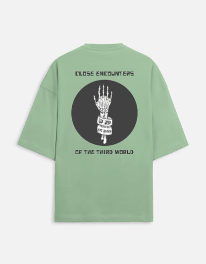 Close Encounters Unisex Terry Oversized Tee-Jade-Snapper Choice
