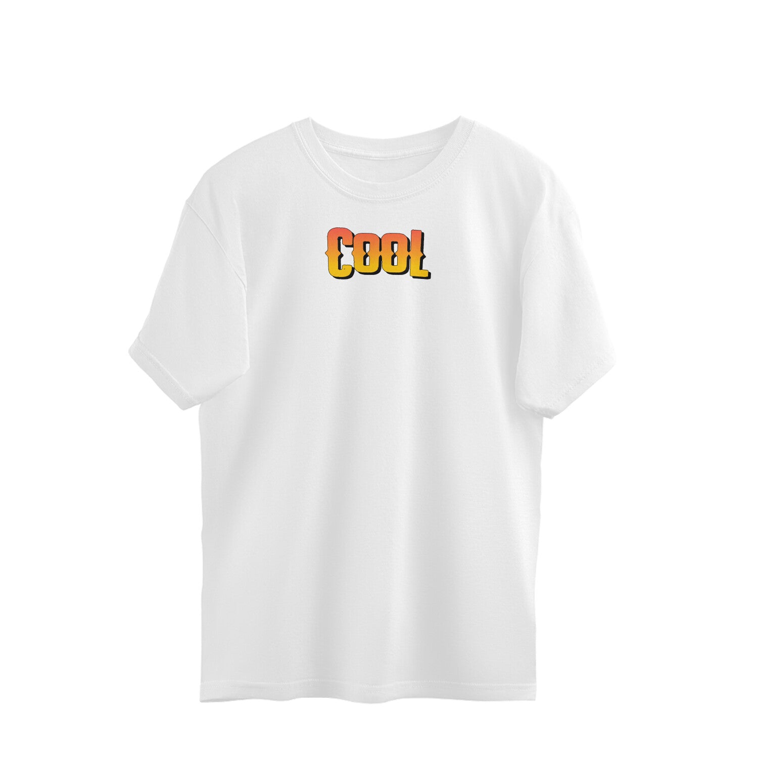 Cool Oversized t-shirt-White-Snapper Choice