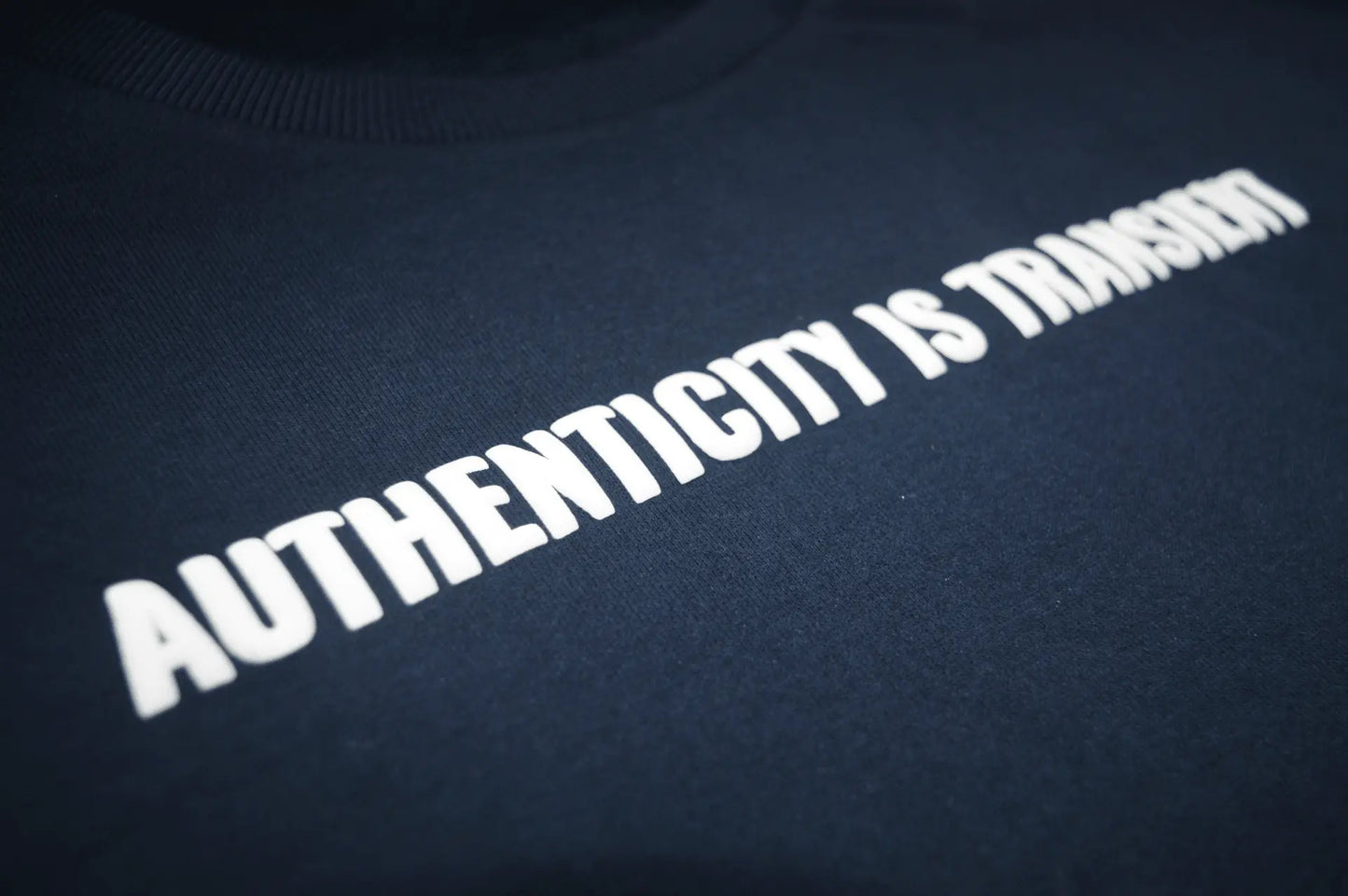 Authenticity is transient Terry oversized tshirt - Snapper Choice