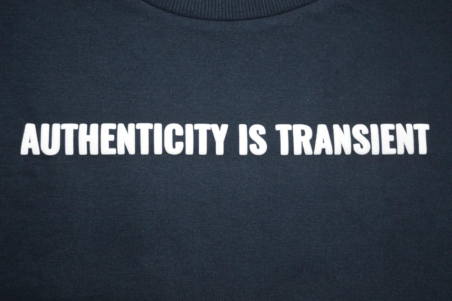 Authenticity is transient Terry oversized tshirt - Snapper Choice