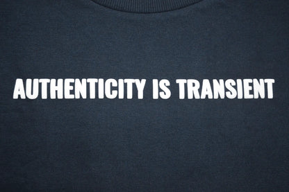 Authenticity is transient Terry oversized tshirt - Snapper Choice