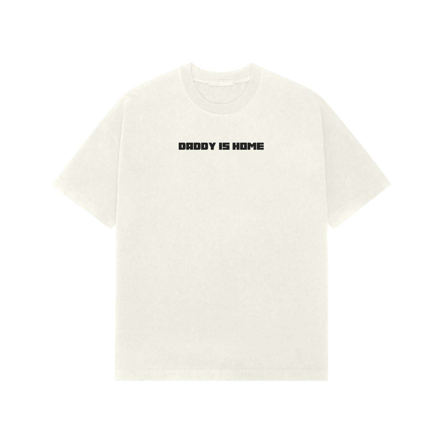 Daddy is home Premium Oversized tshirt-Ivory-Snapper Choice