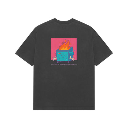 Everything is fine premium oversized t-shirt-Snapper Choice