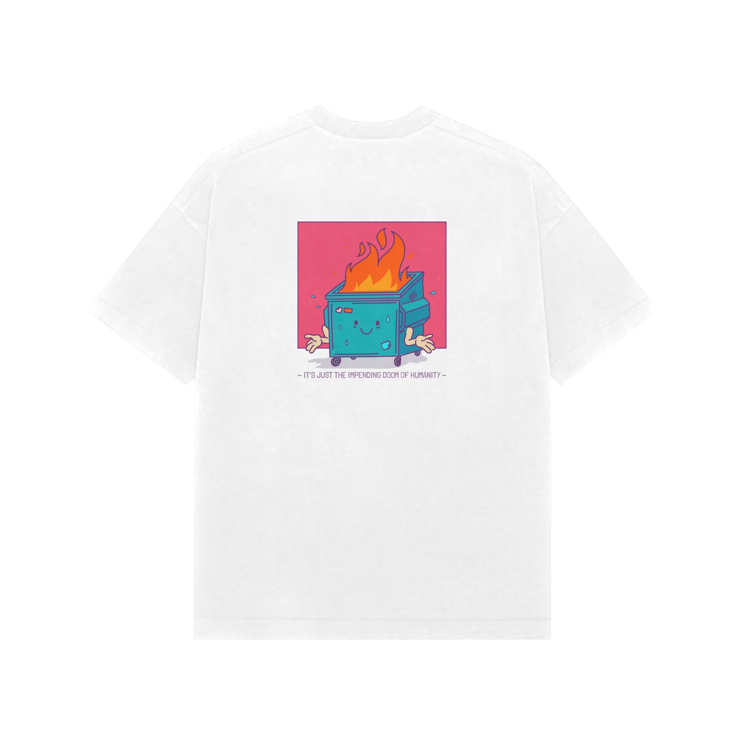 Everything is fine premium oversized t-shirt-Snapper Choice