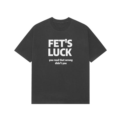 Fet's Luck Premium Oversized tshirt-Black-Snapper Choice