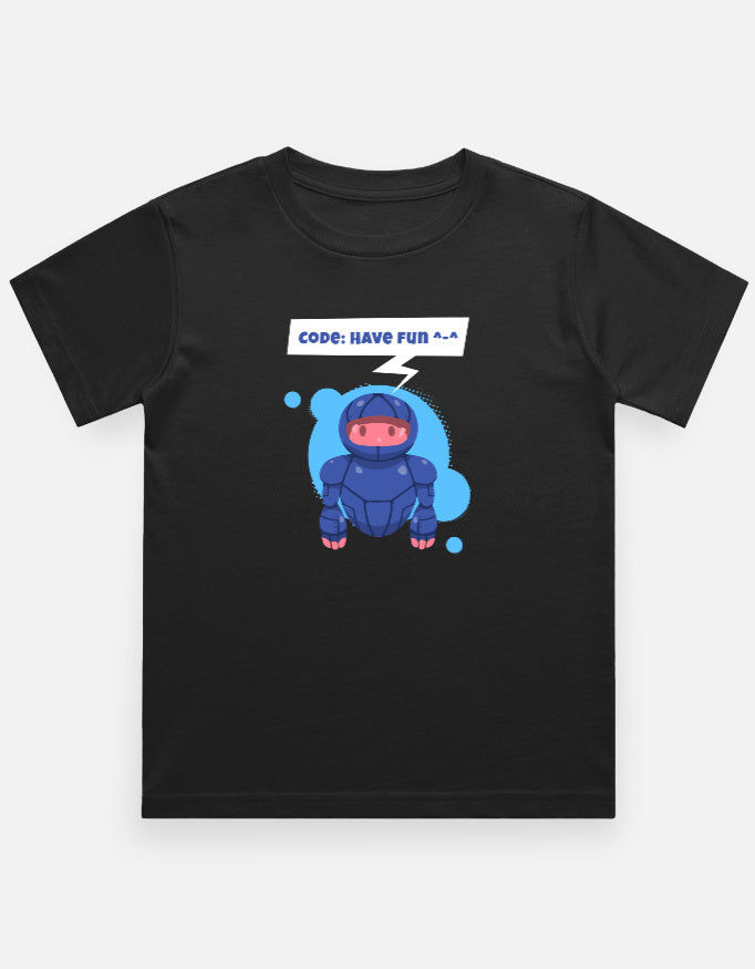 Code Kids tshirt-Black-Snapper Choice