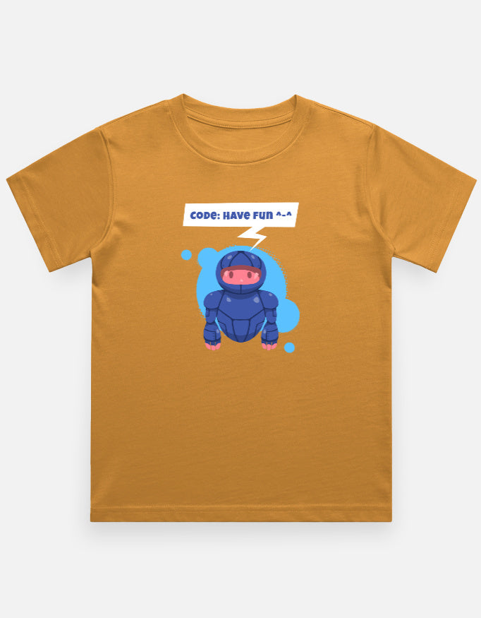 Code Kids tshirt-Golden Yellow-Snapper Choice