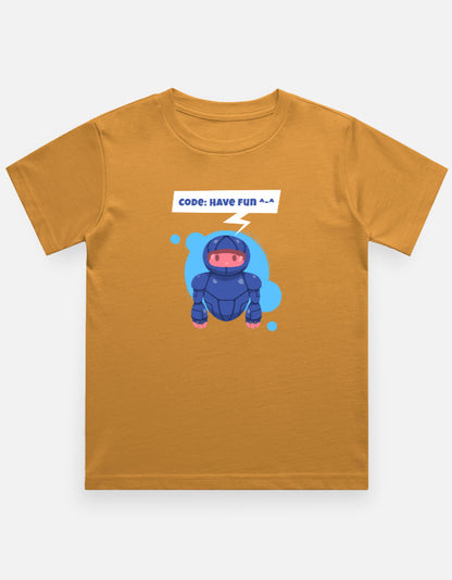 Code Kids tshirt-Golden Yellow-Snapper Choice