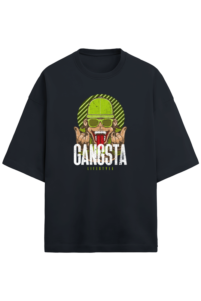 Gangsta terry Oversized tshirt-Navy Blue-Snapper Choice