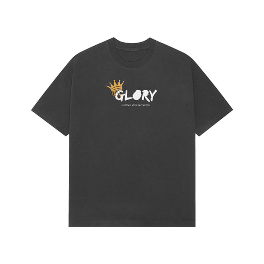 Glory Premium oversized tshirt-Black-Snapper Choice