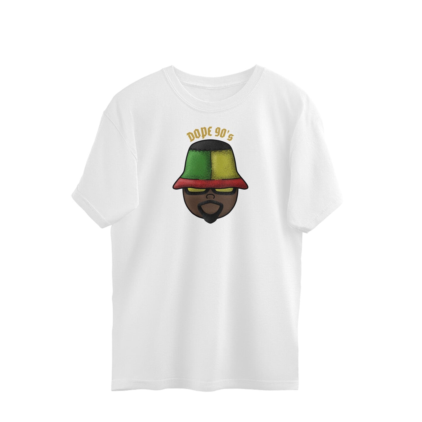 Hiphop Oversized tshirt-White-Snapper Choice