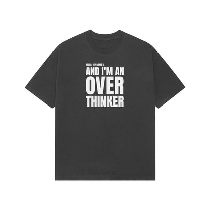 I am Overthinker premium Oversized t-shirt-Black-Snapper Choice