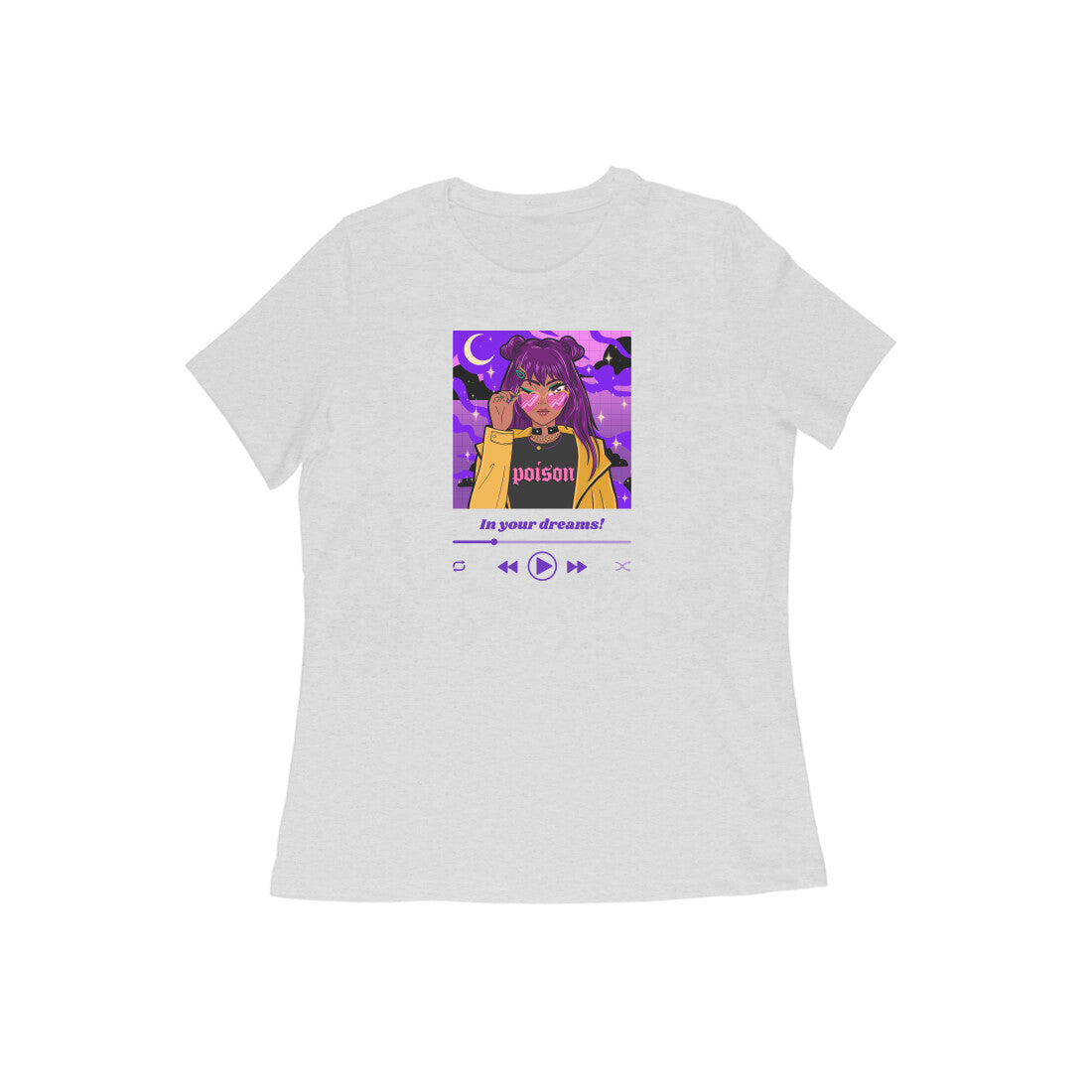 In your Dreams Women's t-shirt-Melange Grey-Snapper Choice