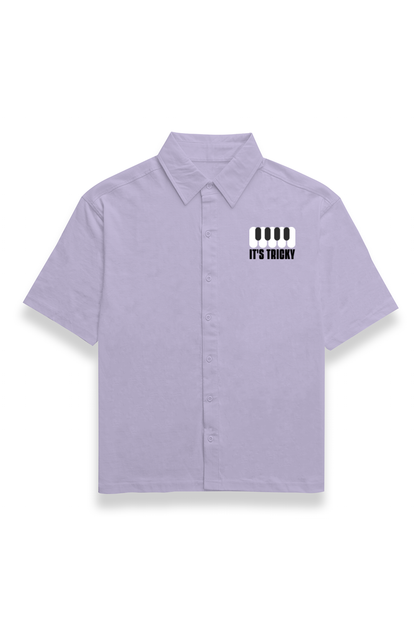 It's Tricky Oversized shirt-Snapper Choice