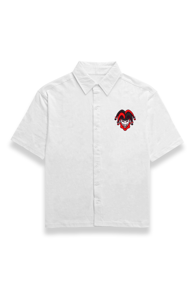 Joker oversized shirt-White-Snapper Choice