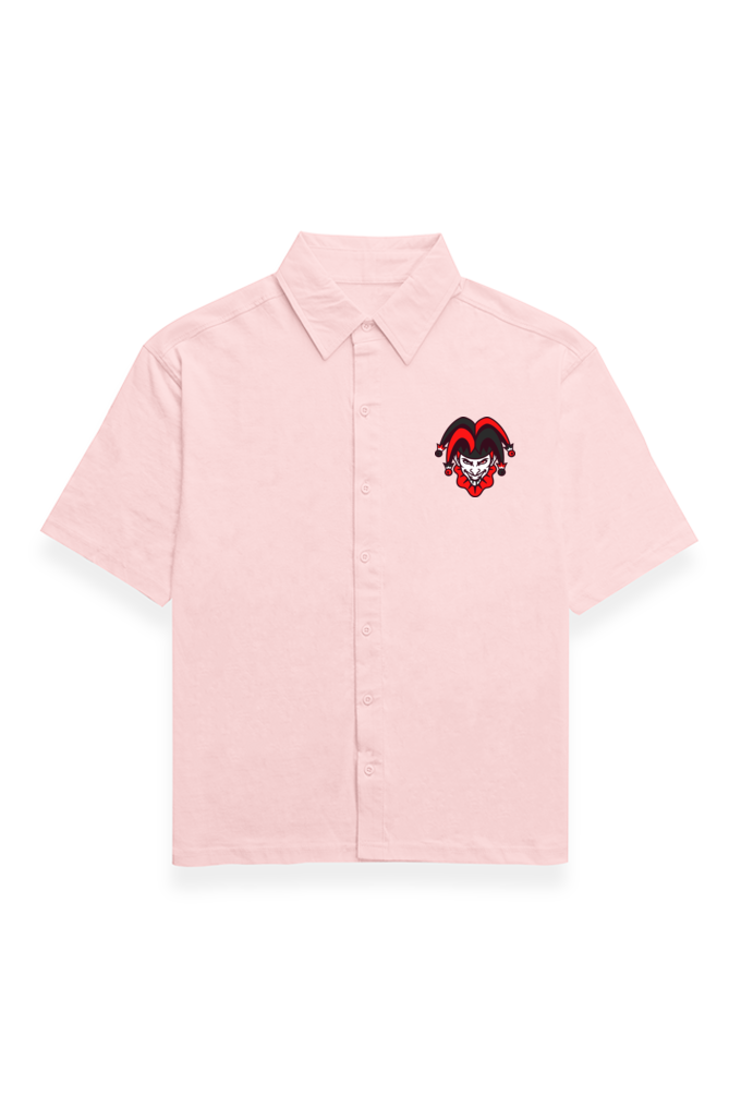 Joker oversized shirt-Light Baby Pink-Snapper Choice