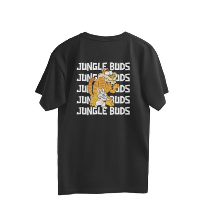 Jungle Buds Oversized T-Shirt-Black-Snapper Choice