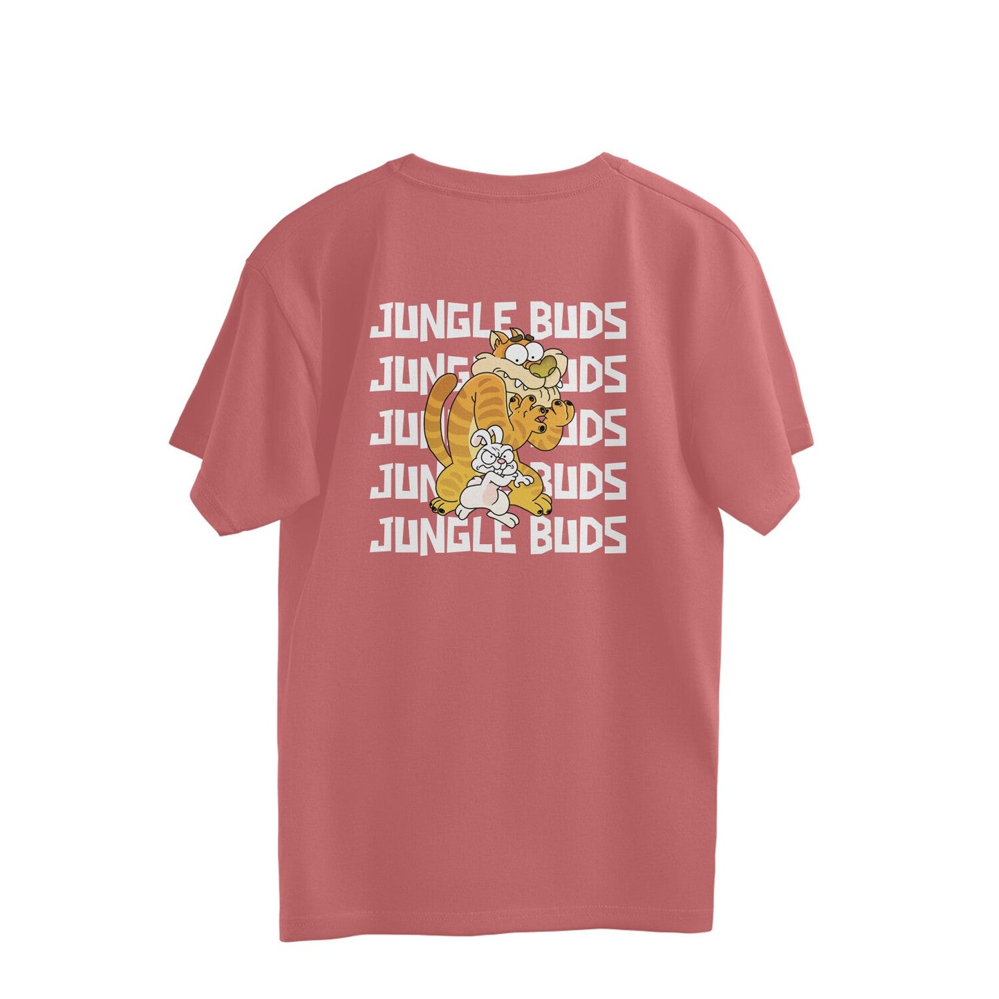 Jungle Buds Oversized T-Shirt-Dusty Rose-Snapper Choice